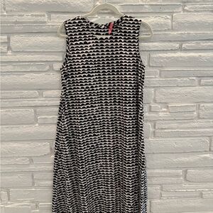 Marimekko Black and White Maxi Dress - Small